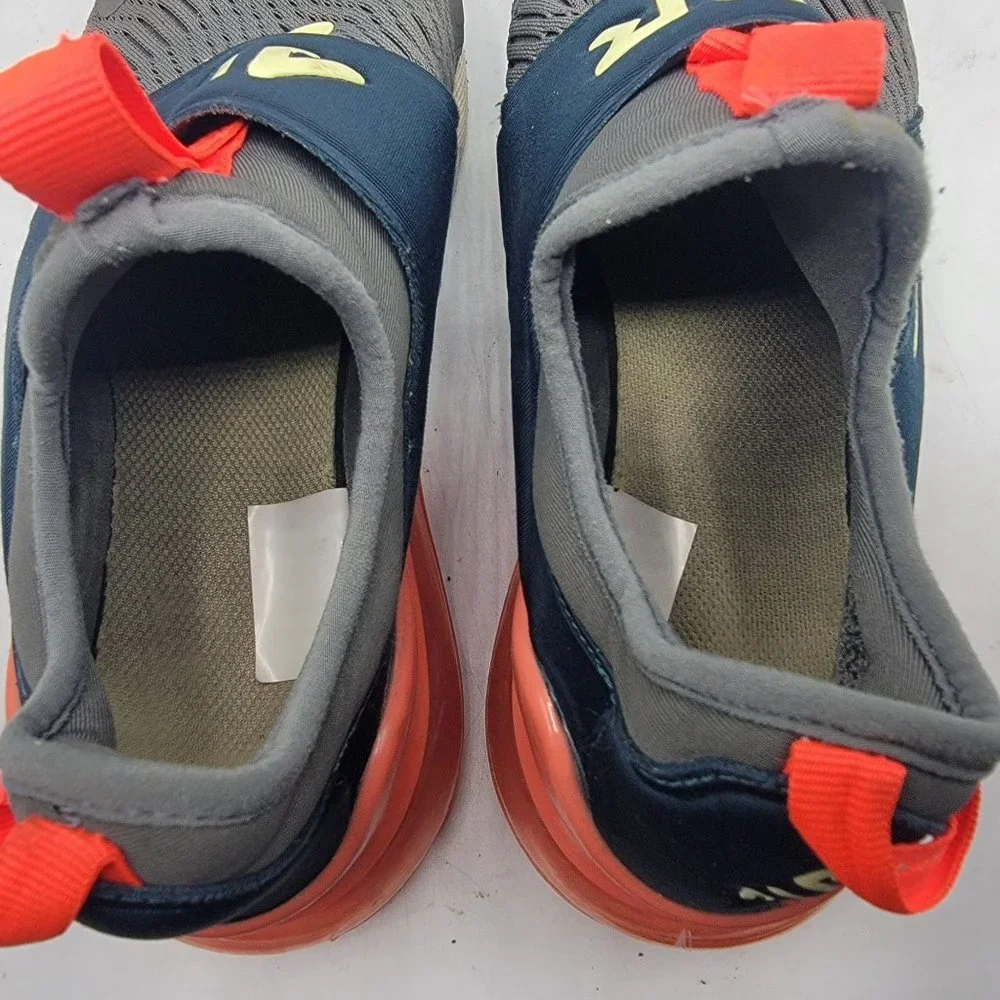 Nike Air Max 270 Extreme Womens 6 Kids 4.5 Iron Grey Crimson Shoes CI1108-007